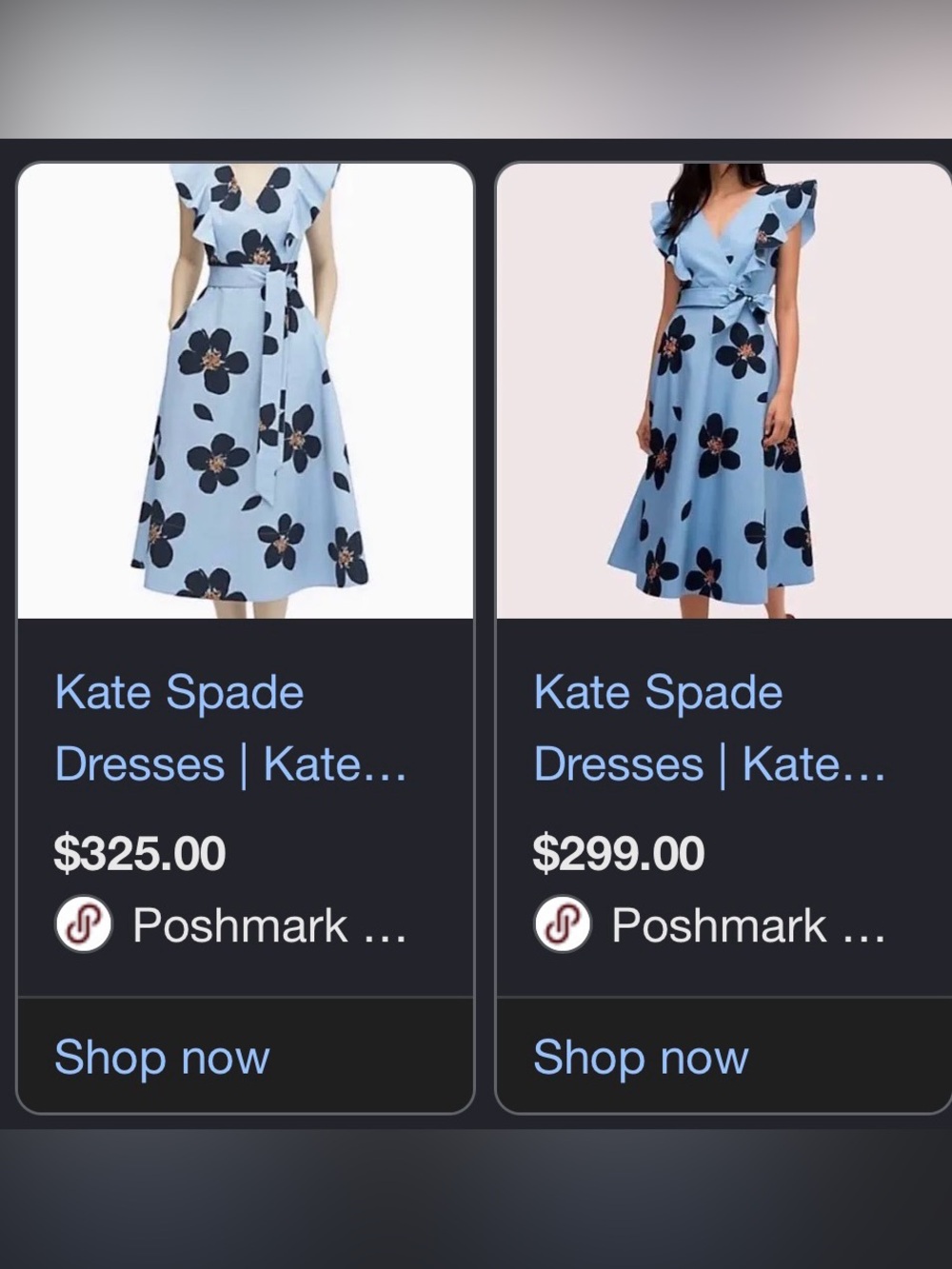 kate spade Light Blue dress with Pink Label